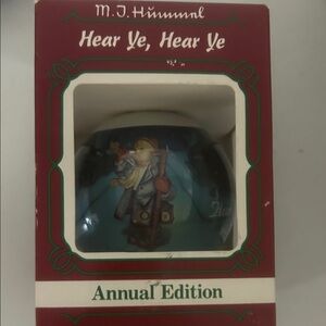 M.J. Hummel Hear Ye, Hear Ye Ornament